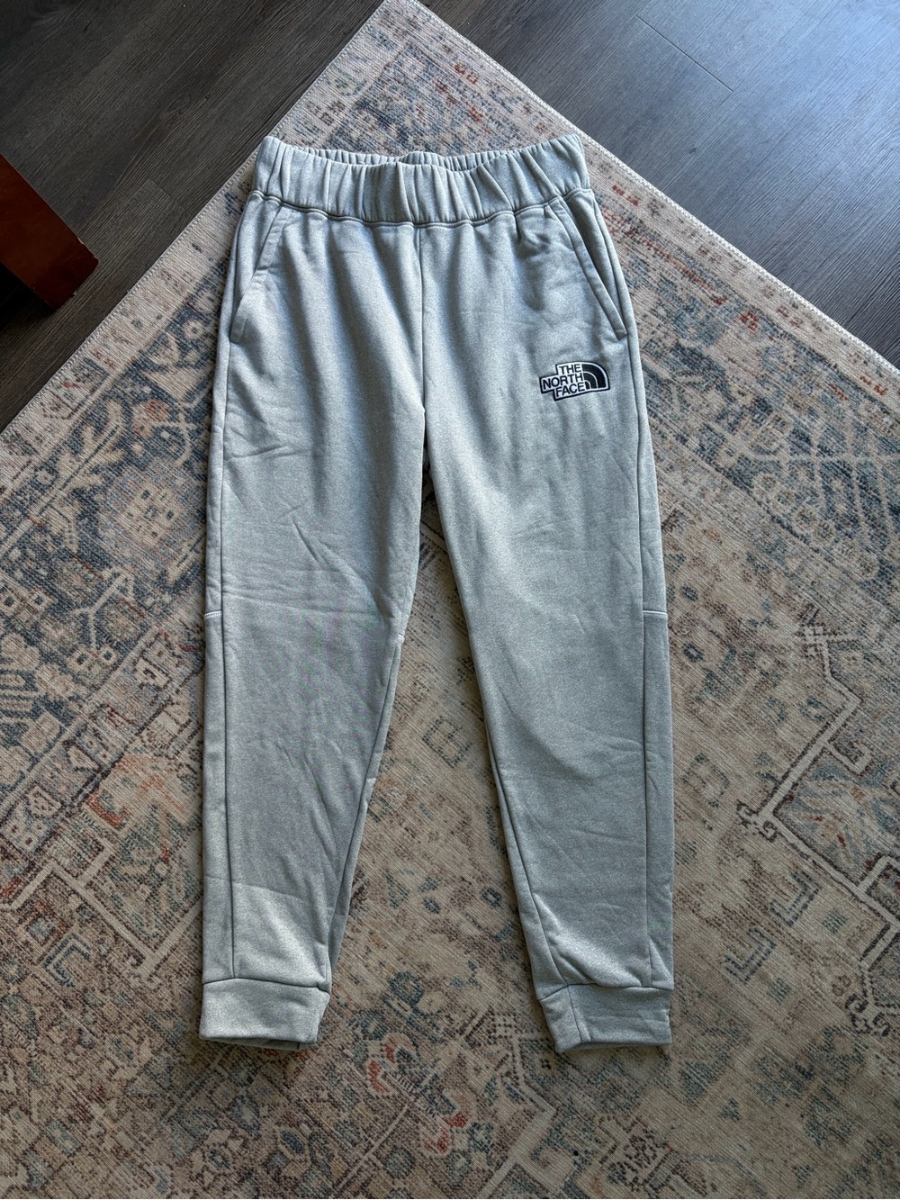 The North Face Light Gray Fleece Joggers